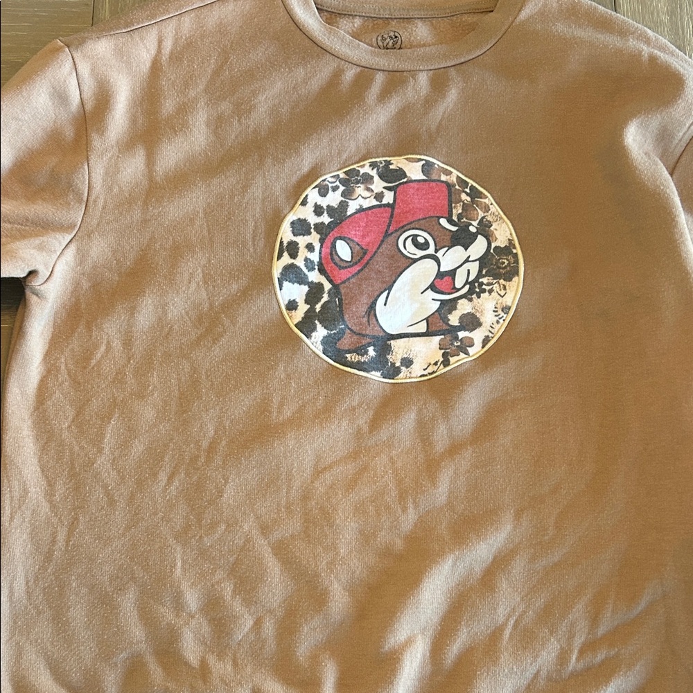 Brown‎ buccees  Graphic T-Shirt with Animal Print